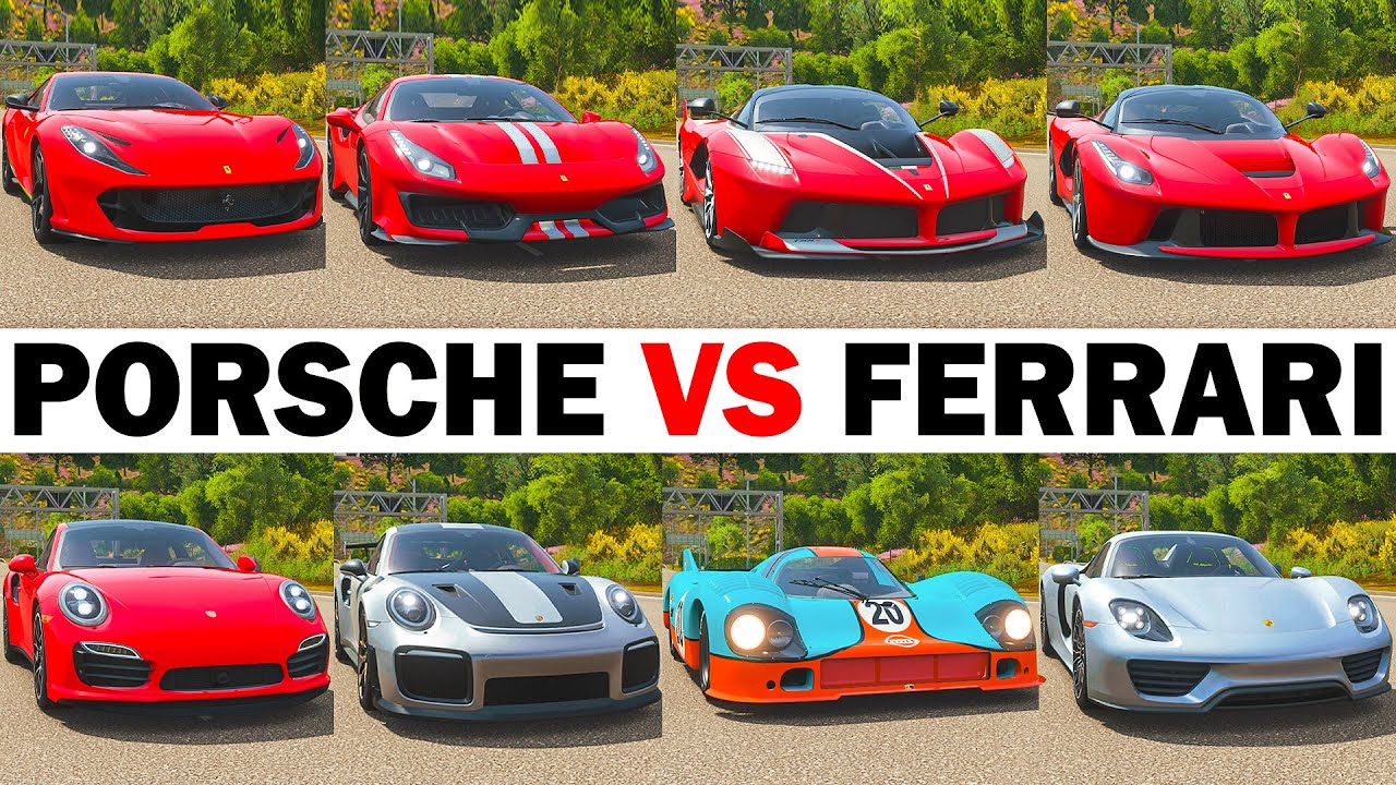 FH4 Acceleration Battle | LaFerrari, 918 Spyder, 488 Pista, GT2 RS, 812 SF, Carrera GT, FXXK & More!