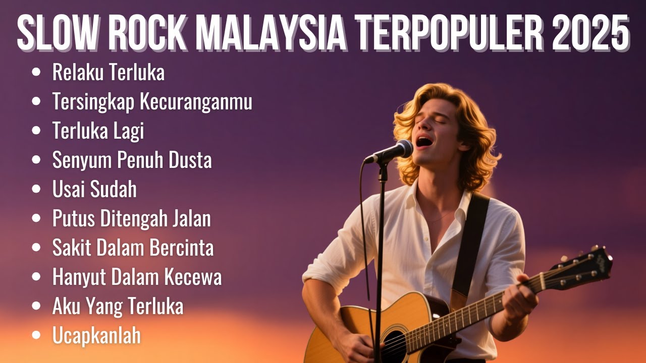 Slow Rock Malaysia Paling Sedih 😭😭| Album Terbaru 2025 Paling Menyentuh Hati | Relaku Terluka