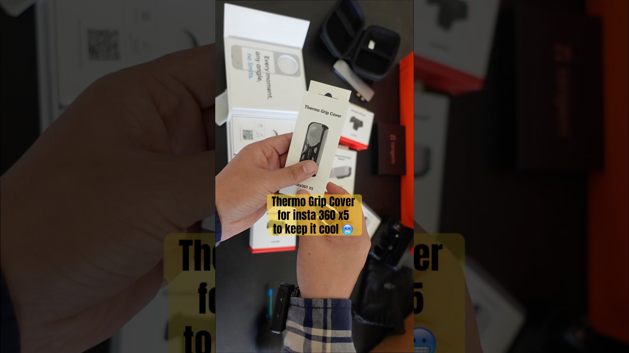 Get Thermo Grip Cover to stop your insta 360 x5 from overheating 