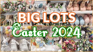 BIG LOTS EASTER DECOR 2024 SHOP WITH ME