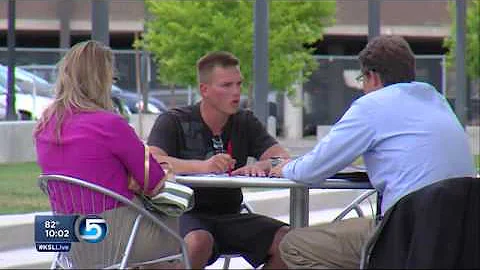 Sean Kendall meets with police at station per thei...