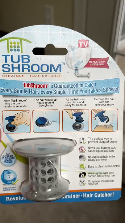 TubShroom 1.5 in. - 1.75 in. Drain Protector Hair Catcher in