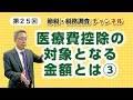 医療費控除の対象となる金額とは③