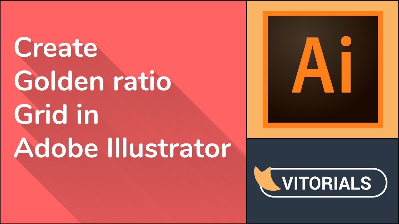 How To Set Up Golden Ratio Grid In Adobe Illustrator Rectangle Grid Tool Tutorial Youtube