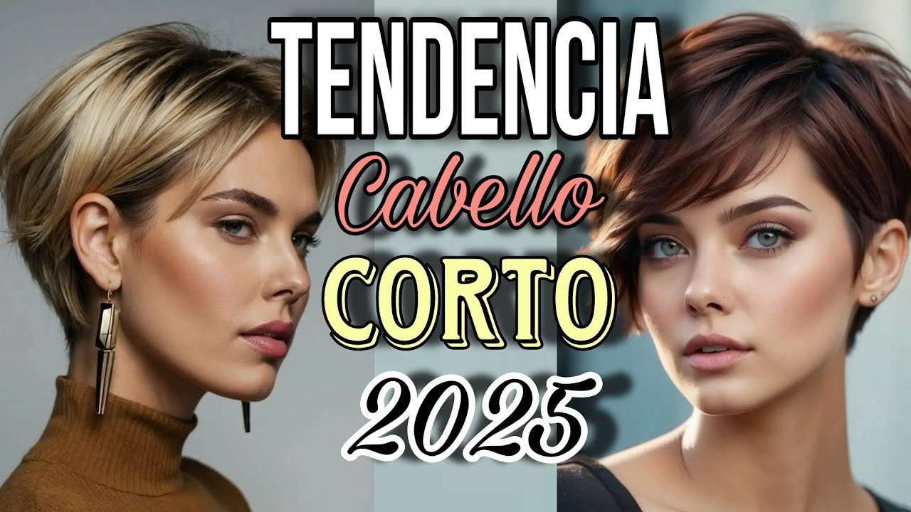 CABELLO 2025| CORTES de CABELLO CORTO 💇‍♀️ Que te QUITARÁN Años de ...