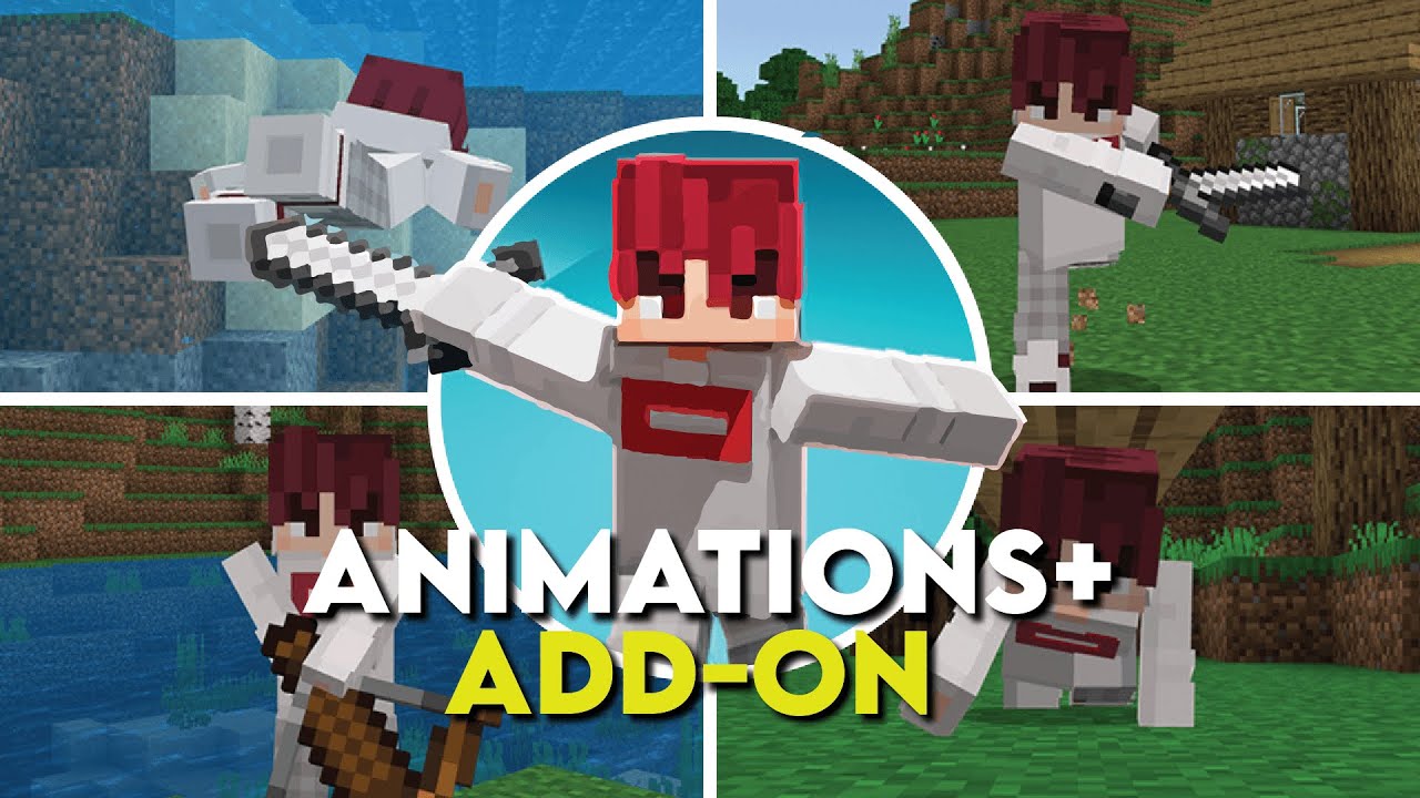 Animations+ Add-On - Full Showcase | Bring Your Minecraft World to Life ...