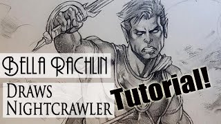 Bella Rachlin- drawing Nightcrawler TUTORIAL
