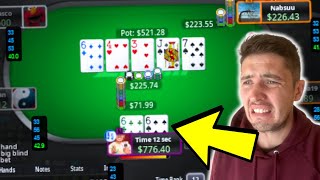 I Stream The TOUGHEST Midstakes Online Cash Games! 500z Stream Highlights!