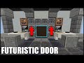 Futuristic Sliding Door in Minecraft Bedrock! (Vertical Sliding)