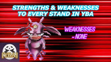 [YBA] Strengths & Weaknesses to EVERY YBA Stand