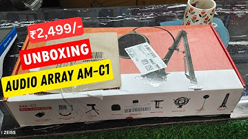 Audio Array AM-C1 USB Condenser Microphone Kit Unboxing & Review | Best Budget Mic | Best Under 2500
