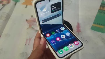 How to Use Good Lock: Setting Left Handle Long Swipe as Menu Key (Samsung Galaxy Z Flip 5)