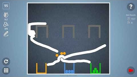 Check out how I solved level 95 in Brain It On! #BrainItOn