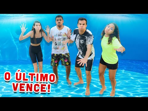 O ÚLTIMO A SAIR DA PISCINA VENCE! - MUITO DIFÍCIL!