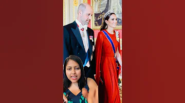 Royal Elegance William Kate Shine At State Banquet 