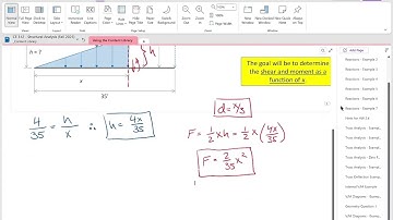 CE 312 Lecture 19:  Deriving Shear/Moment Equations, Plotting in Excel (2025.10.01)