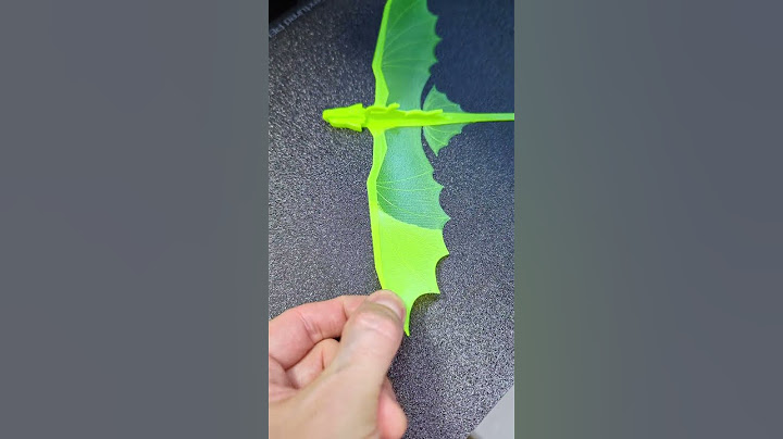 3D printed dragon flight test