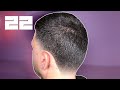 Blowout Taper Haircut Without Guidelines Cutting The Top With Scissors STEP BY STEP