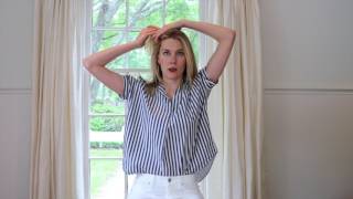 A video tutorial on how to do an easy way to do an everyday bun.