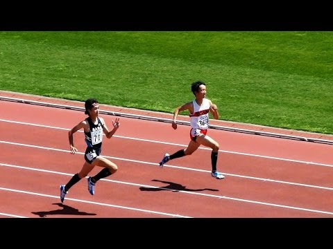 2012全中陸上千葉 男子200m 予選5組 2012 08 20