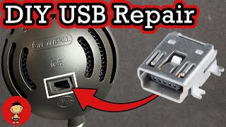 Fixing a Broken USB Port with Basic Tools