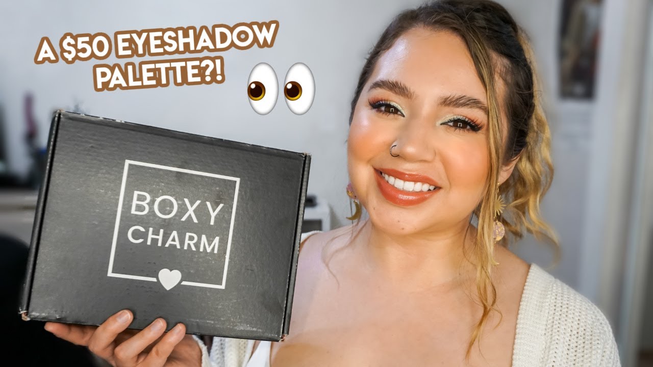 APRIL BOXYCHARM 2021 TRY ON + UNBOXING | Makeupbytreenz