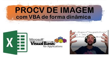 PROCV de Imagem com VBA  - Arquivo de imagem local para planilha #Excel   - Imagem dinâmica