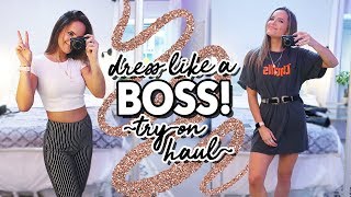 I spent another $500 at Princess Polly | BOSS, BUSINESS GAL TRY-ON HAUL