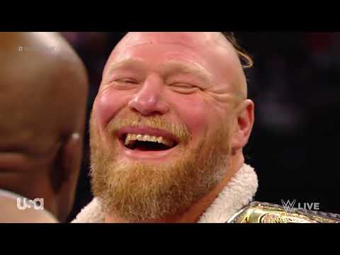 Brock Lesnar & Bobby Lashley Face To Face Promo - WWE Raw 1/10/22 (Full Segment)