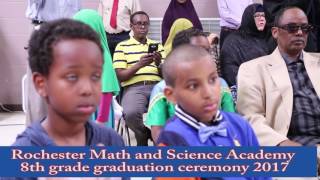 Rochester Math and Science Academy  8th grade graduation ceremony 2017