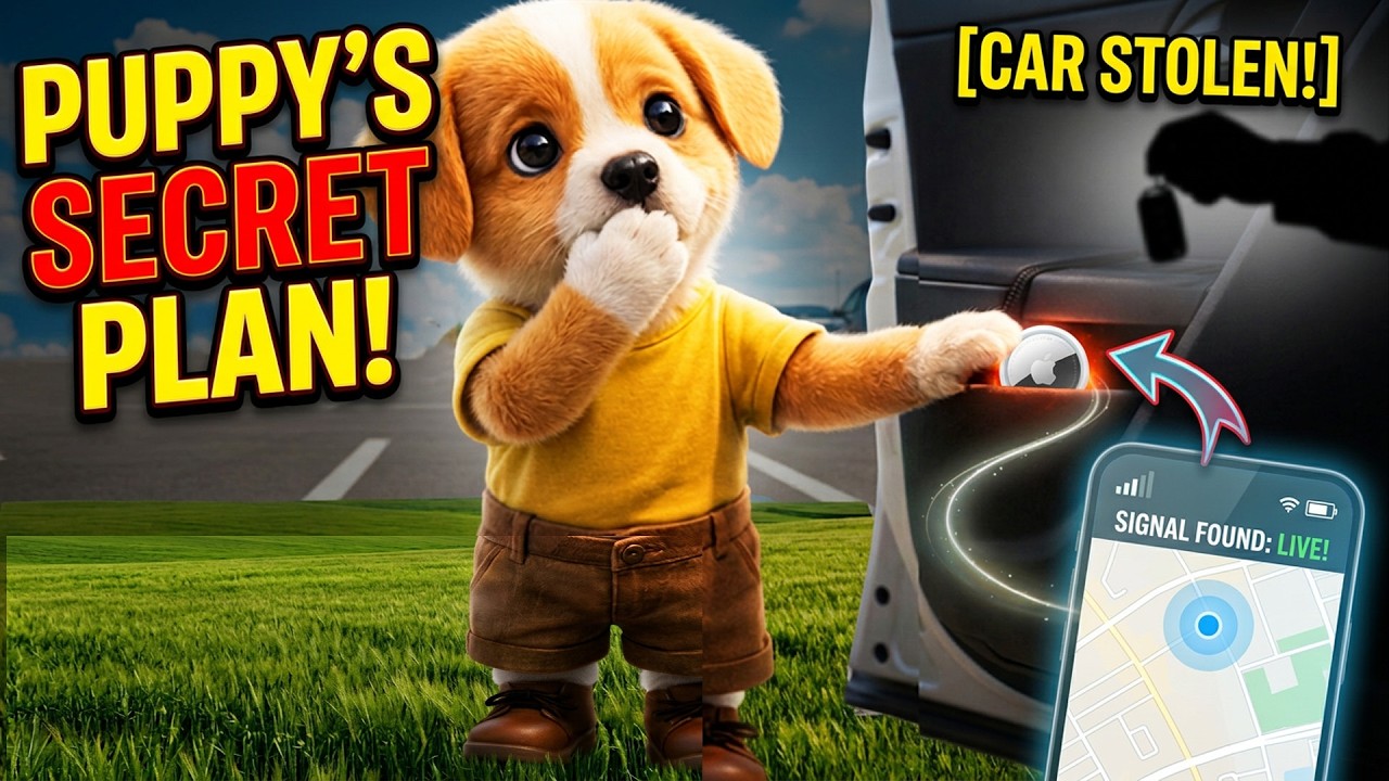 EP 4 - Baby Puppy Ginger Found Papa’s Stolen Car 🚘 💖… Police Were Shocked! 🚓
