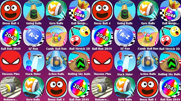 Gyro Balls, Candy Ball Run, Going Balls, Ball Merge 2048, Stack Rider, Action Balls, Ball Run 2048