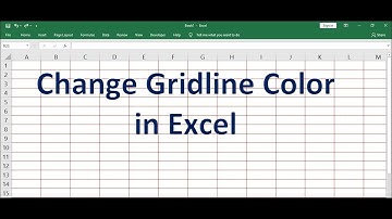 How to change Gridlines color in excel 2016 step by step tutorial