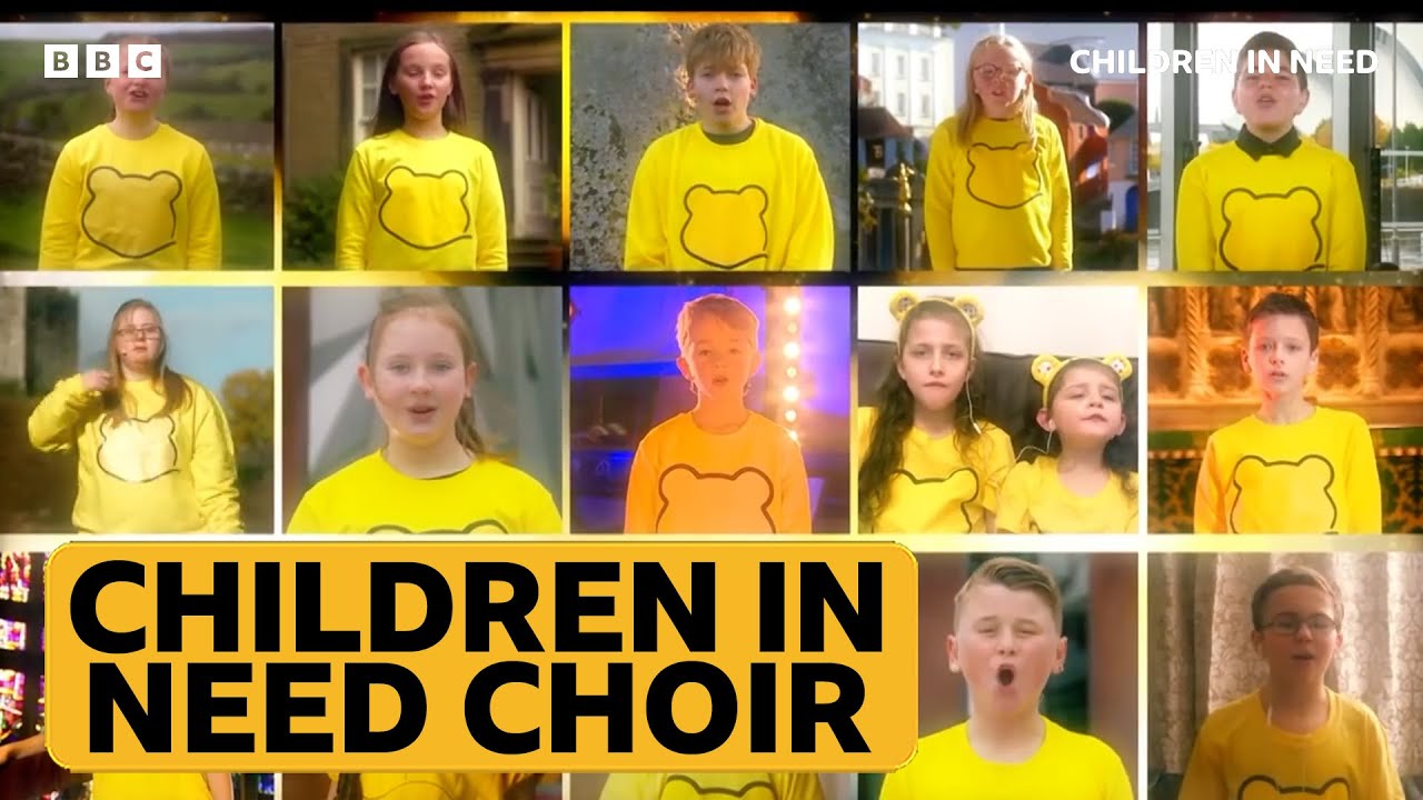 The Children In Need choir perform 'Fix You' by Coldplay | BBC Children ...