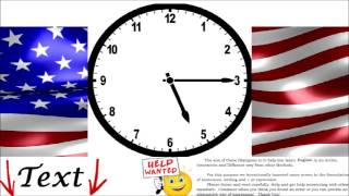 Learn English Dialogue - Ask, Telling Time Hours, Minutes, Seconds - Imparare Inglese. Conversazione