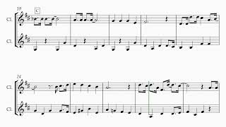 Sanpo - Opening Shudaika (Stroll - Opening song) - for 2 Bb clarinets