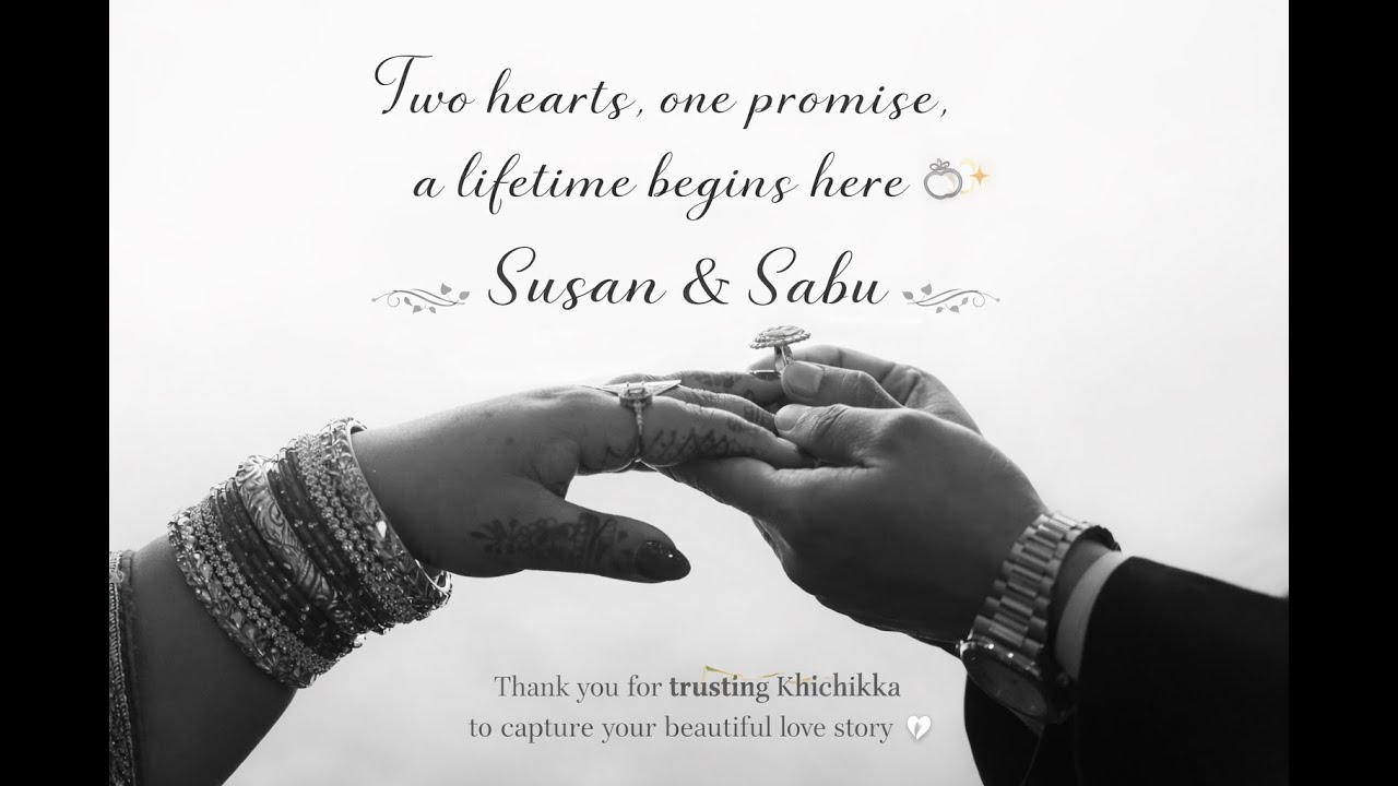 || Susan & Sabu || Wedding Highlight video || Cinematic Video || Khichikka 2026 || 