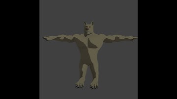 WoofBeast Cel-Shaded Turn-Around