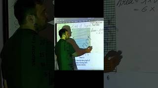 Solving question , find the area of the given figure #physics #education #class9