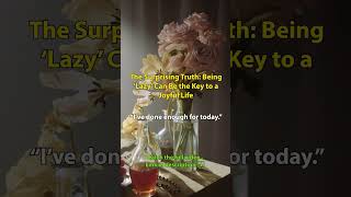 Happiness After 60 Is Found in Doing Less, Not More #shorts #lifeafter60  #healthyaging