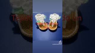 huarachitos,Sandalias de Bebé crochet tejidoshuarache sandálias bebe zapatitos