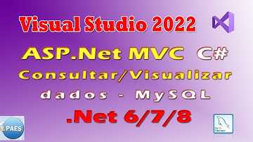 C#, ASP.Net MVC básico - Visualizar dados no MySql. Visual Studio 2022