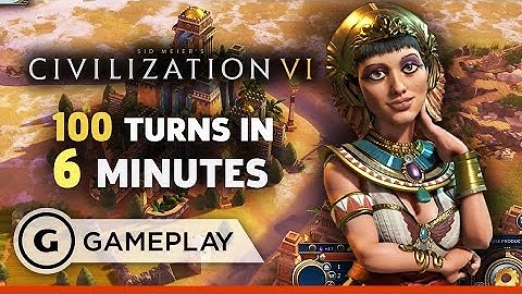100 Rounds in 6 Minutes Gameplay - Civilization VI