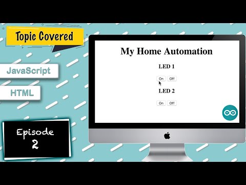 Home Automation via HTML page on ESP32 or NodeMCU board