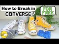 How To Break In Converse (FREE, fast and Painless Methods)