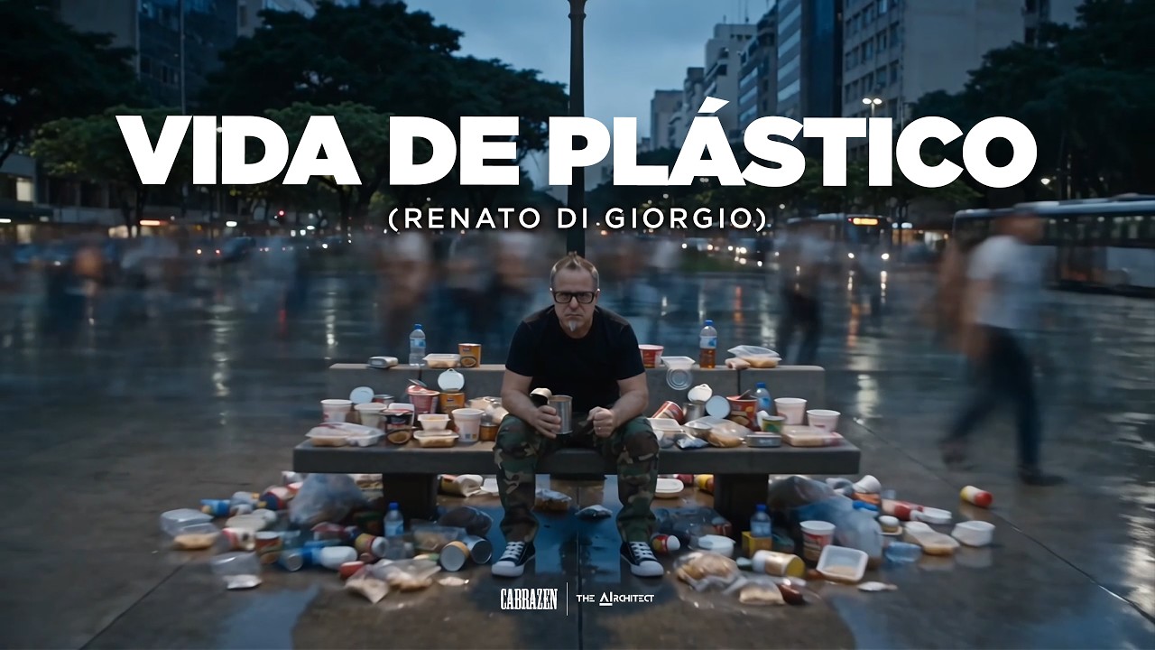 Capa do videoclipe Vida de Plástico