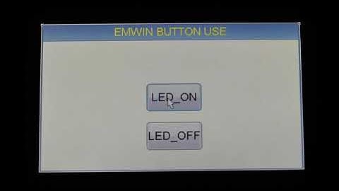 014 BUTTON USE emWin STemWin STM32 STM32F7