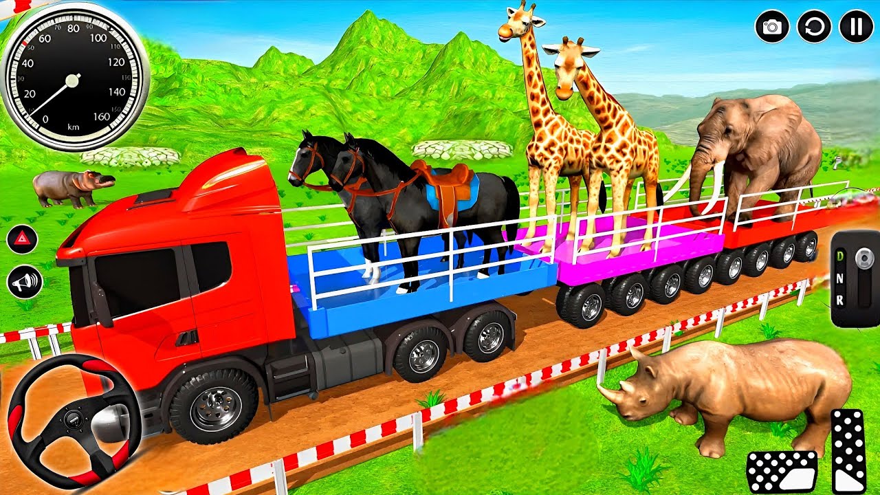 Offroad Wild Animals Transport Truck Simulator - Android Gameplay