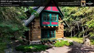 Exceptional Lake Owen Log Home | 49945 N Lake Owen Dr | Logan Arthur
