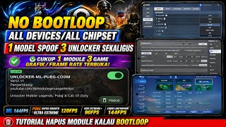 ⚡Standalone Unlocker/Spoof for 3 Games at Once! Module to Unlock Graphics/Frame Rate for ML/PUBG/...